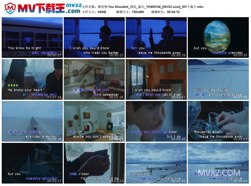 耿佳贺-You Shouldnt_国语_流行_YE400744